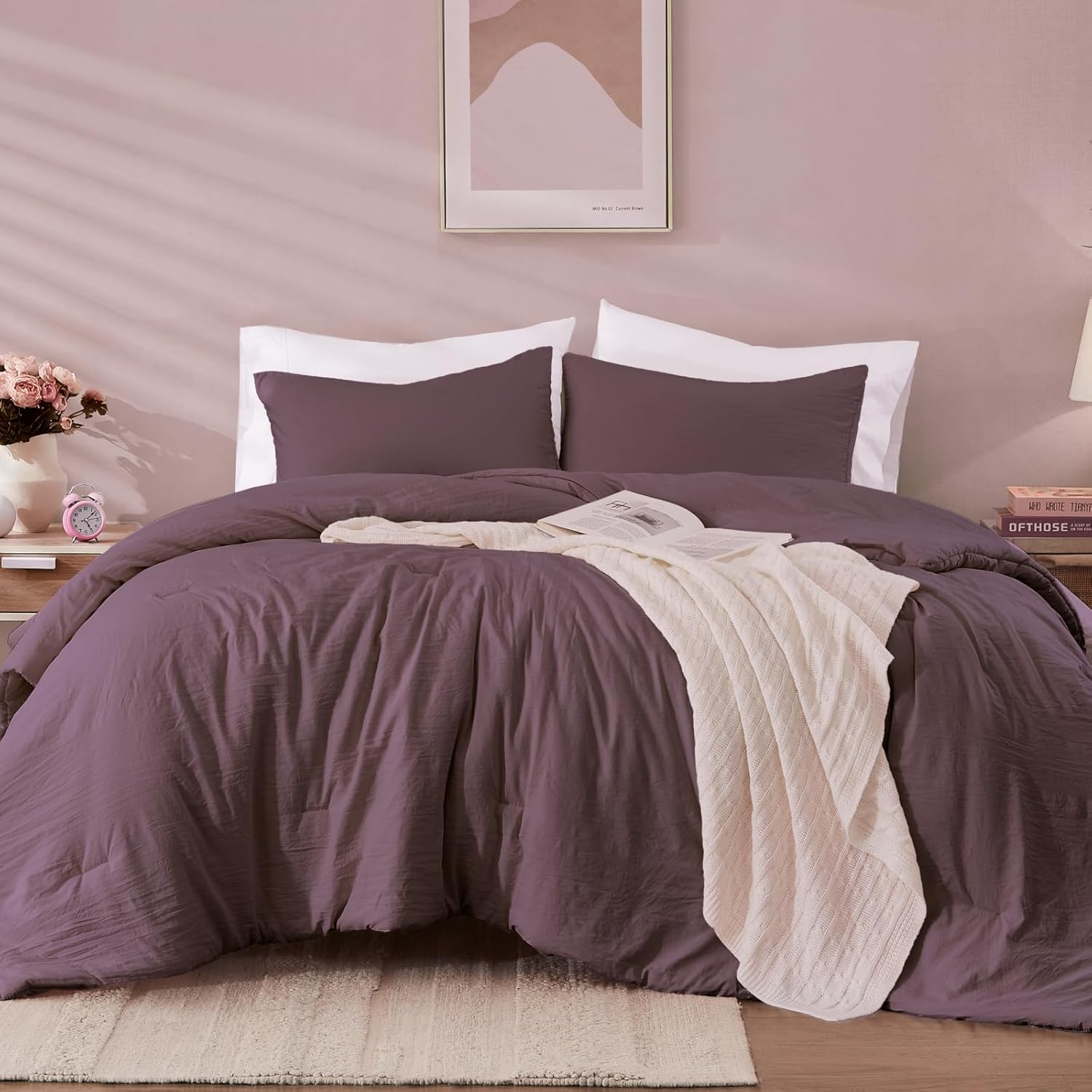 Prewashed 3 Pieces Comforter Set