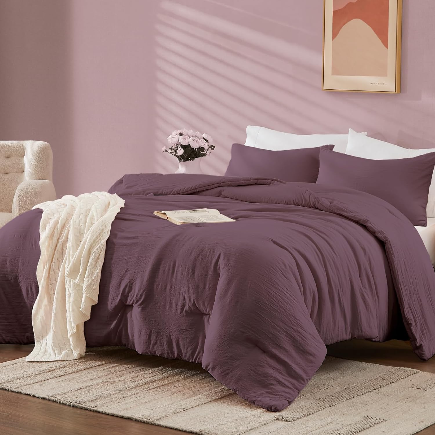 Prewashed 3 Pieces Comforter Set