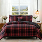 Melex Plaid Comforter Set