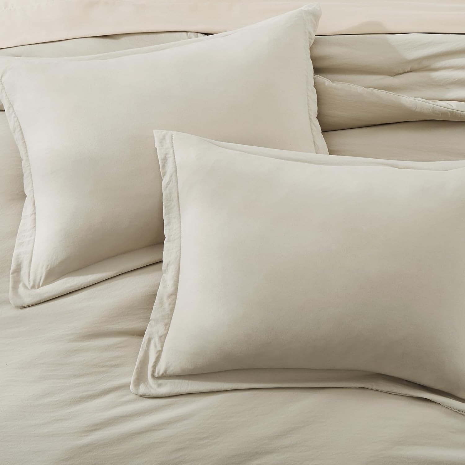 Prewashed fabric 7-piece Bed in a Bag Comforter Set