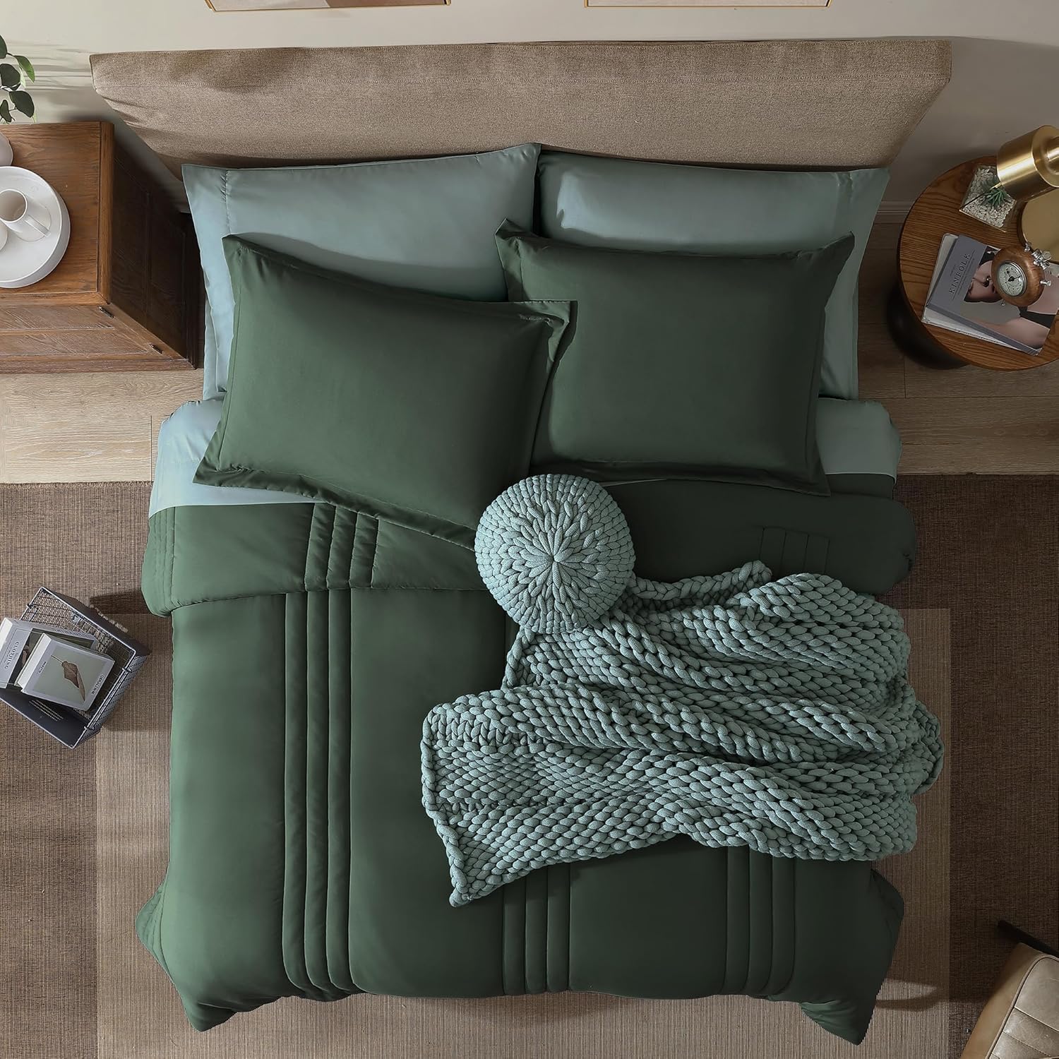 Melex 7-piece Bed in a Bag Comforter Set with Sheets