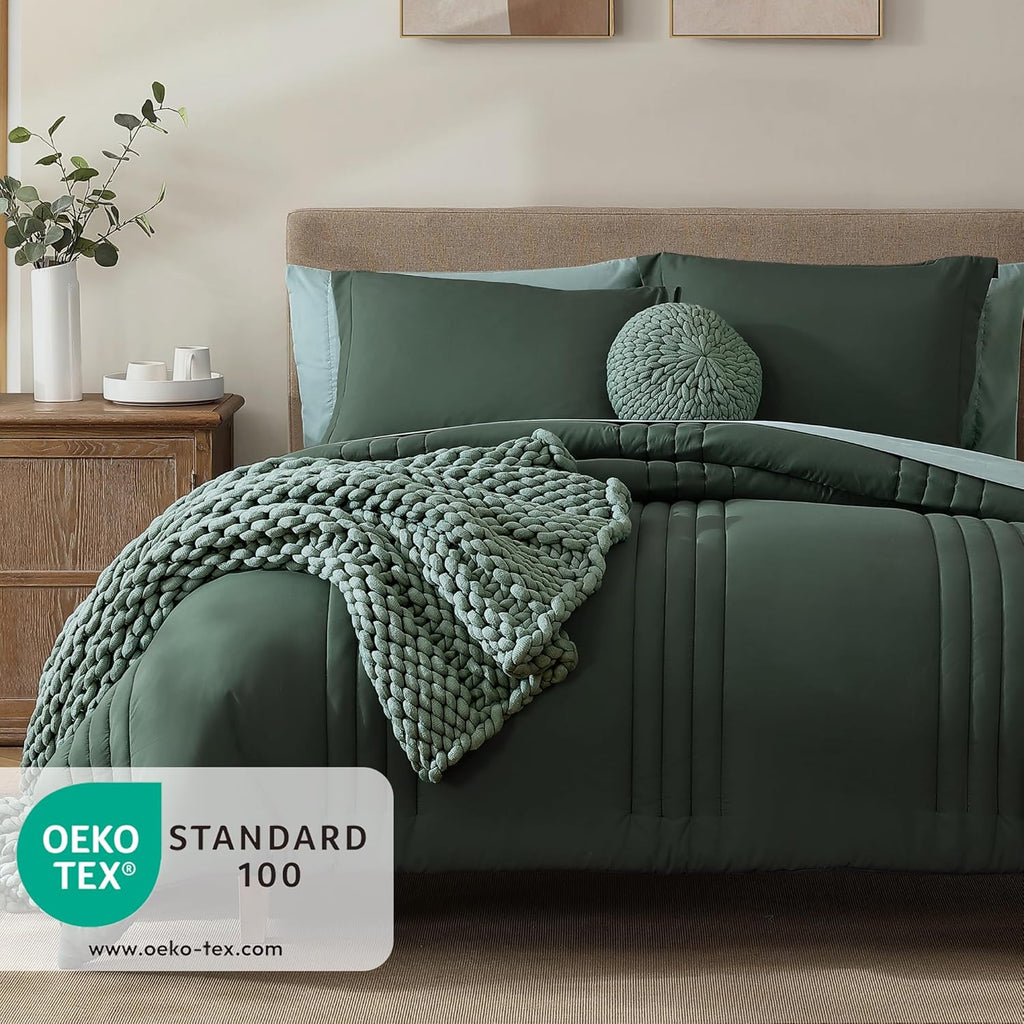 Melex 7-piece Bed in a Bag Comforter Set with Sheets