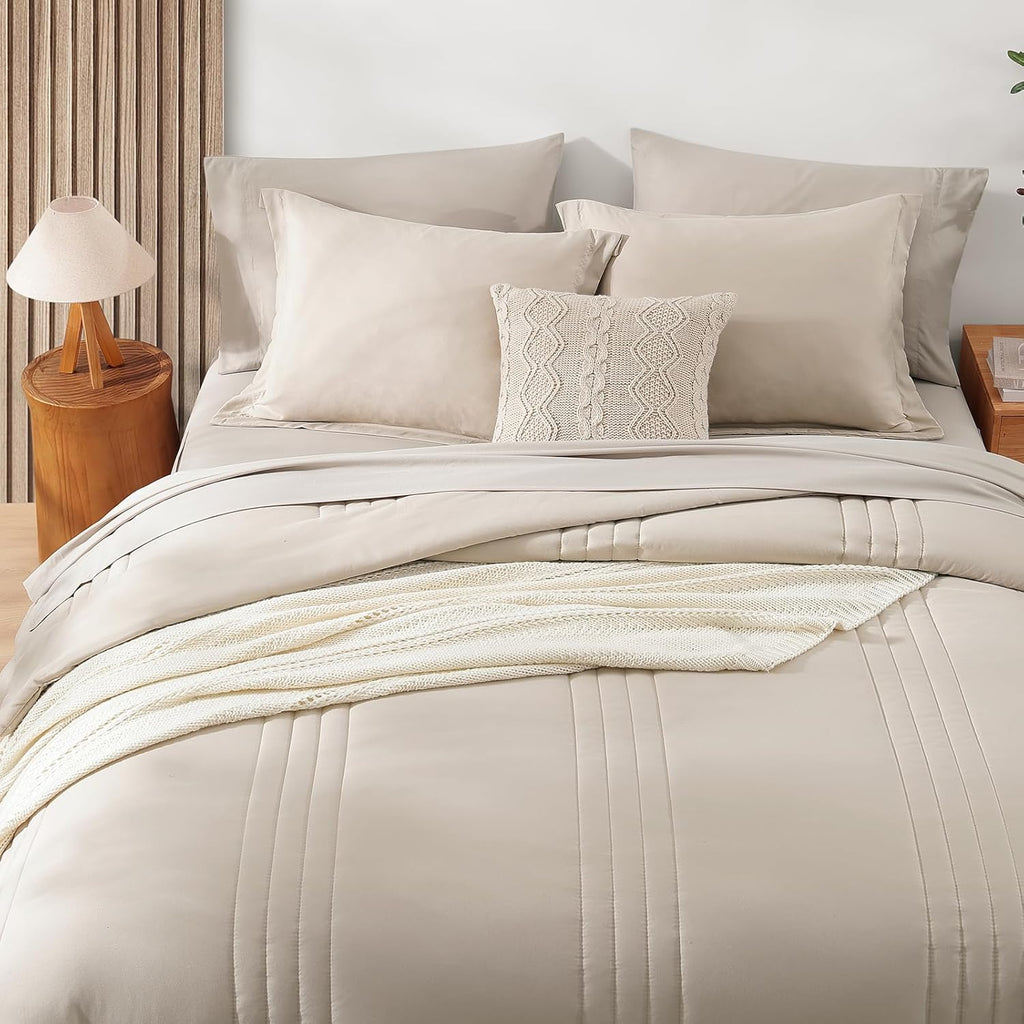 Melex 7-piece Bed in a Bag Comforter Set with Sheets