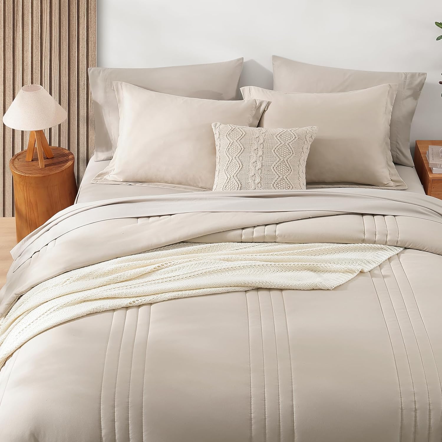 Melex 7-piece Bed in a Bag Comforter Set with Sheets