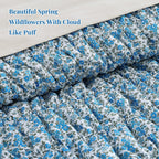 Melex Puff 7-piece Bed in a Bag Comforter Set with Sheets