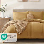 Melex 7-piece Bed in a Bag Comforter Set with Sheets