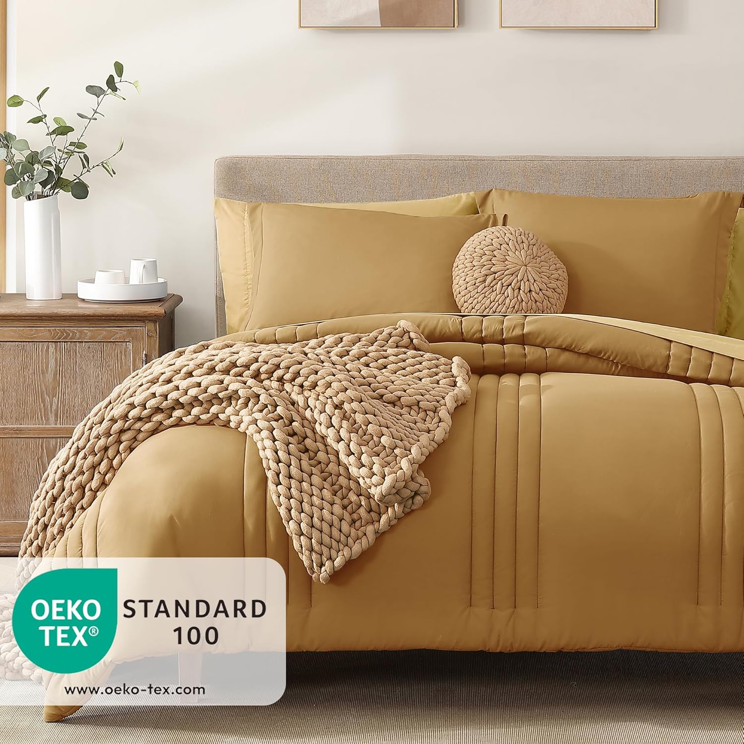 Melex 7-piece Bed in a Bag Comforter Set with Sheets