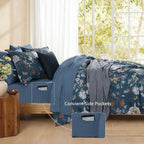 Melex Floral 7-piece Comforter Set