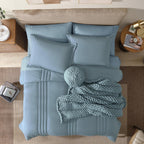 Melex 7-piece Bed in a Bag Comforter Set with Sheets