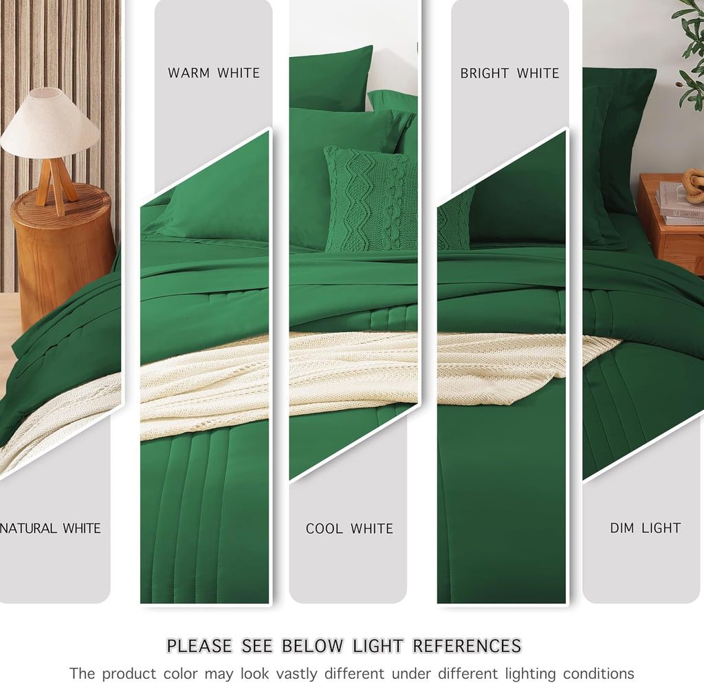 Melex 7-piece Bed in a Bag Comforter Set with Sheets