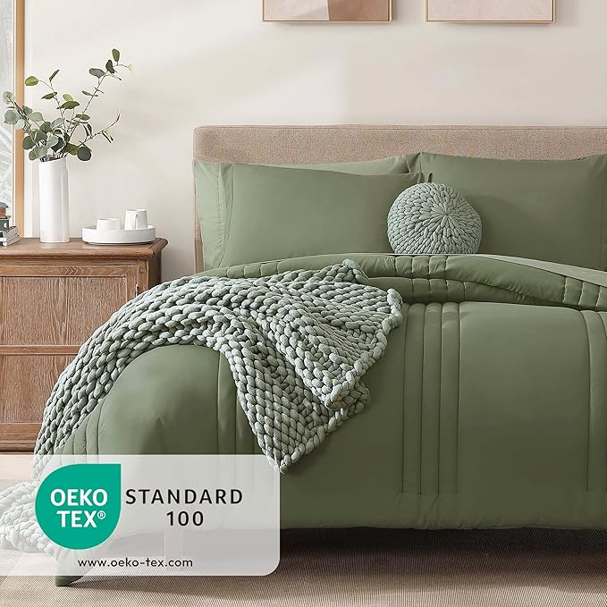 Melex 7-piece Bed in a Bag Comforter Set with Sheets