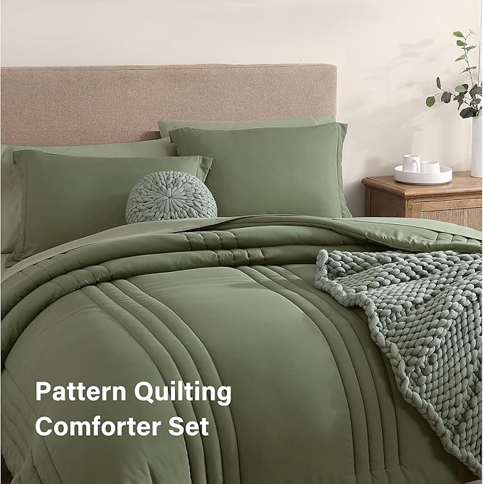 Melex 7-piece Bed in a Bag Comforter Set with Sheets