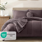 Melex 7-piece Bed in a Bag Comforter Set with Sheets