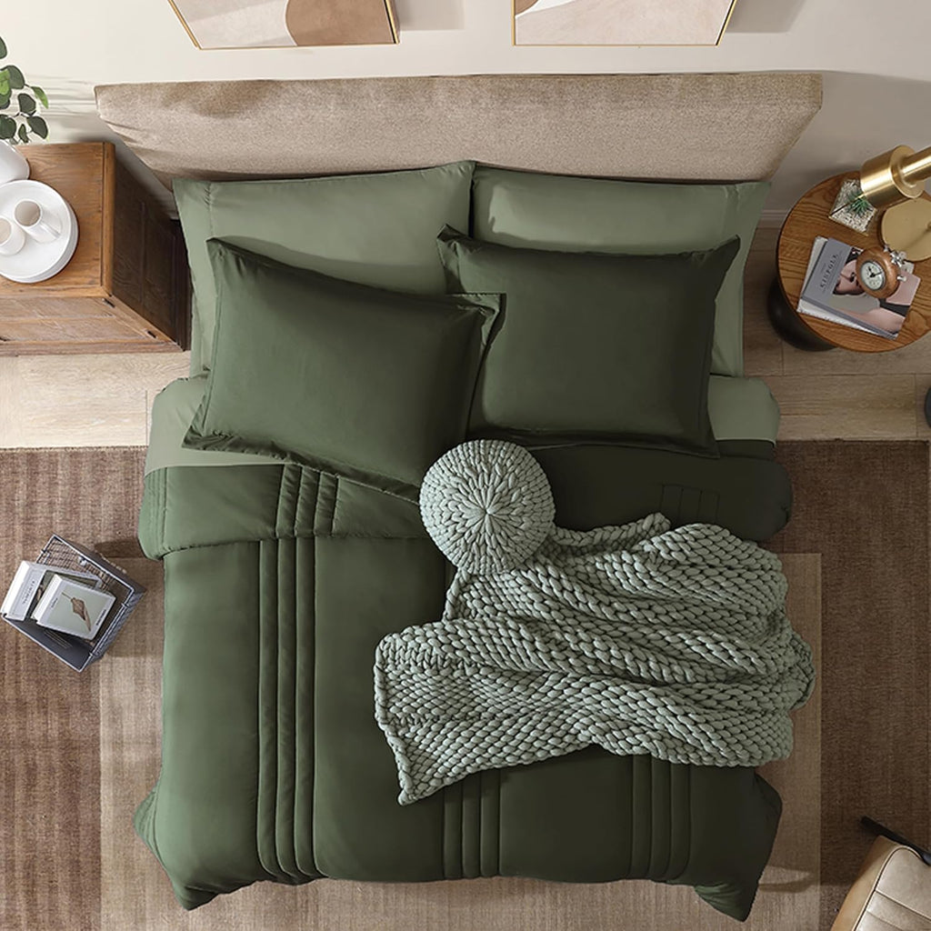 Melex 7-piece Bed in a Bag Comforter Set with Sheets