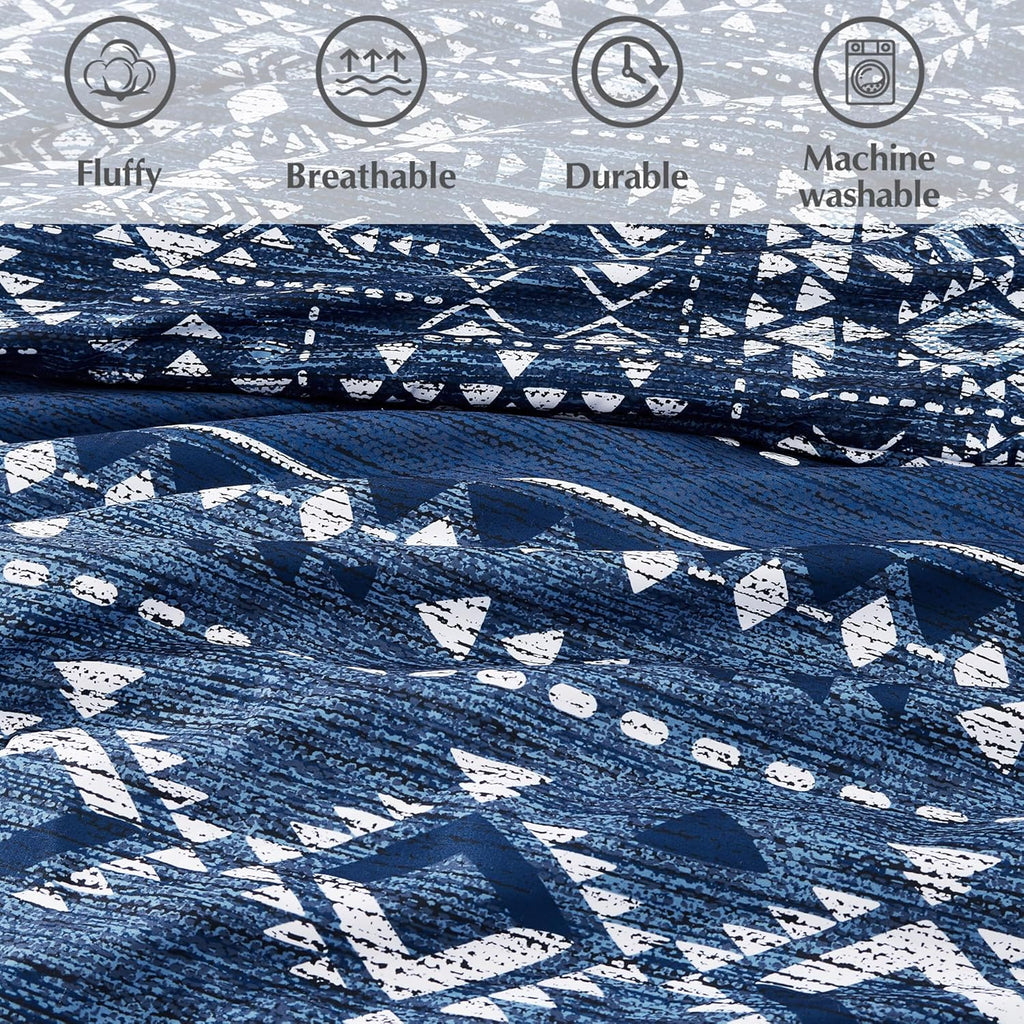 Melex Boho 7-Piece Bed in a Bag Comforter Set with Sheets