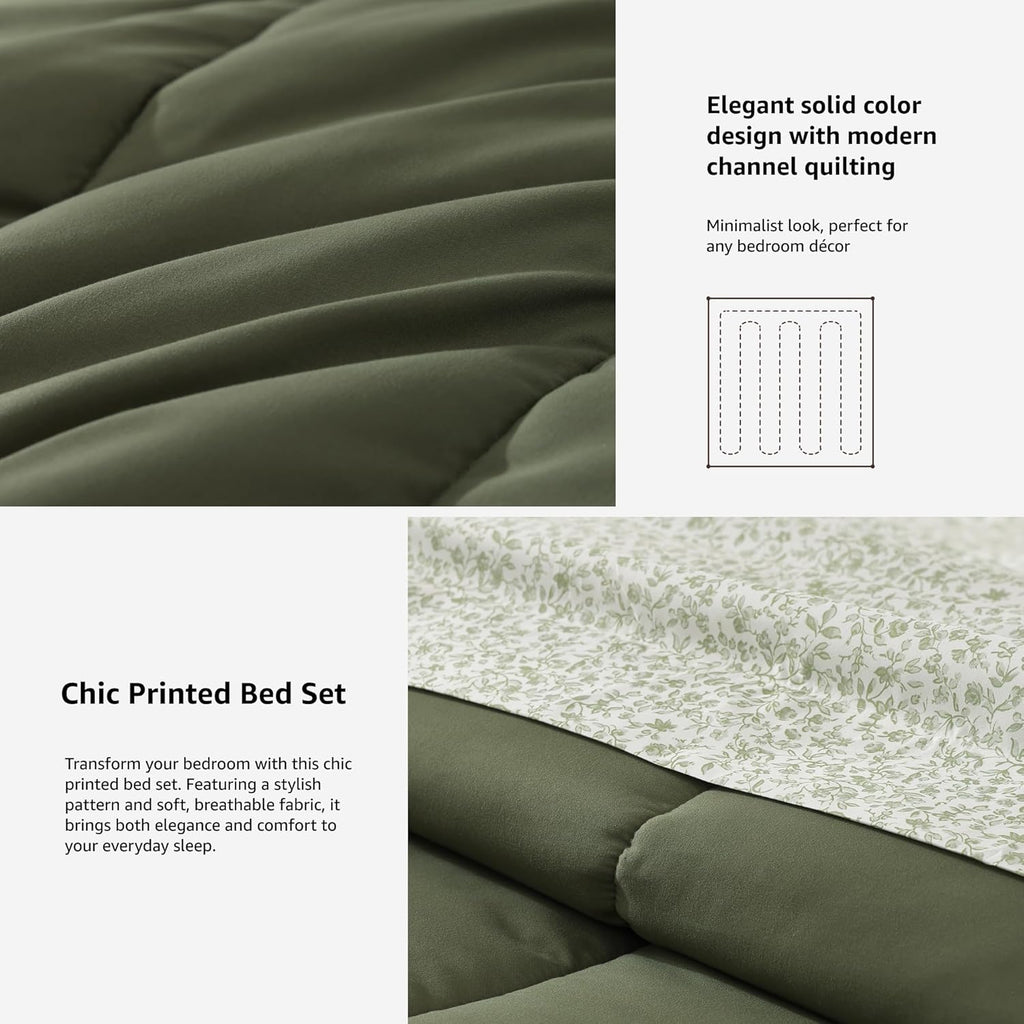 Melex 7-piece Bed in a Bag Comforter Set with Sheets