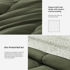 Melex 7-piece Bed in a Bag Comforter Set with Sheets