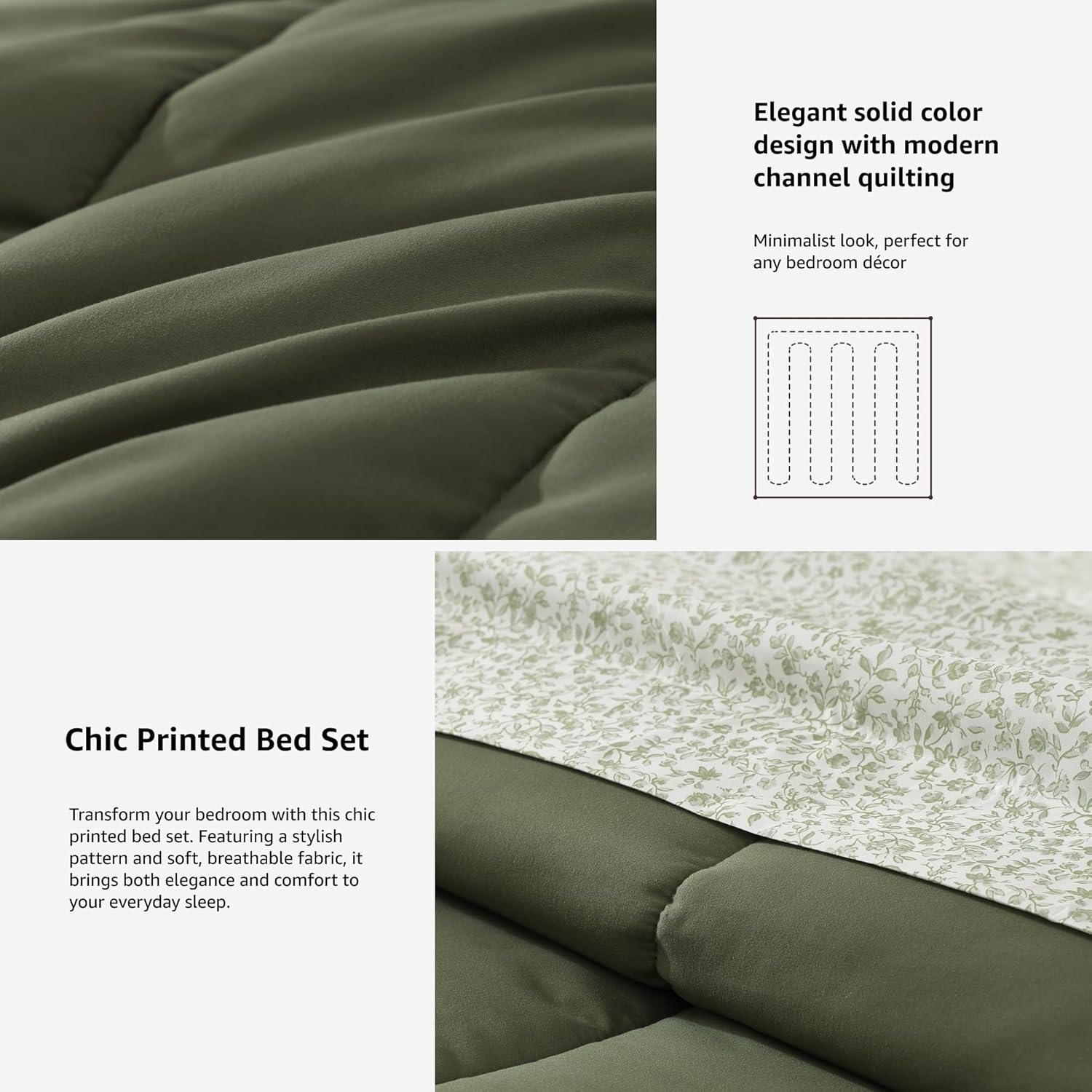 Melex 7-piece Bed in a Bag Comforter Set with Sheets