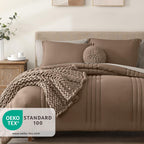 Melex 7-piece Bed in a Bag Comforter Set with Sheets