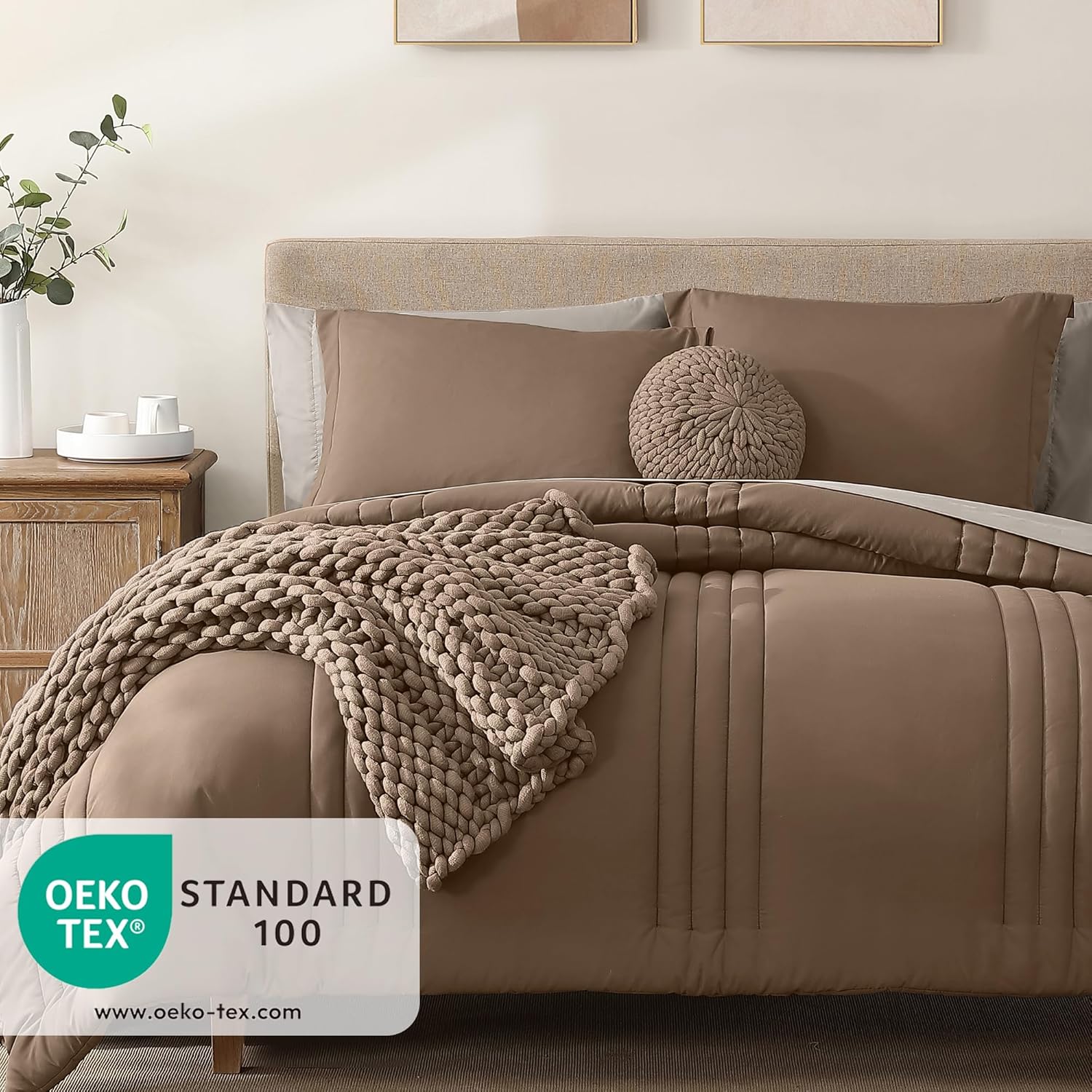 Melex 7-piece Bed in a Bag Comforter Set with Sheets