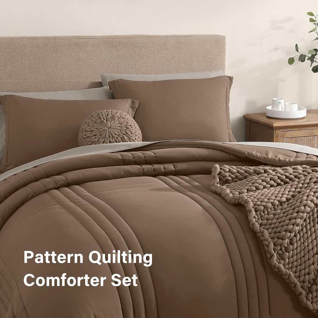 Melex 7-piece Bed in a Bag Comforter Set with Sheets