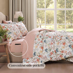 Melex Floral 7-piece Comforter Set