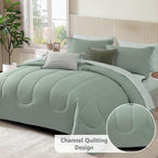 Melex 7-piece Bed in a Bag Comforter Set with Sheets