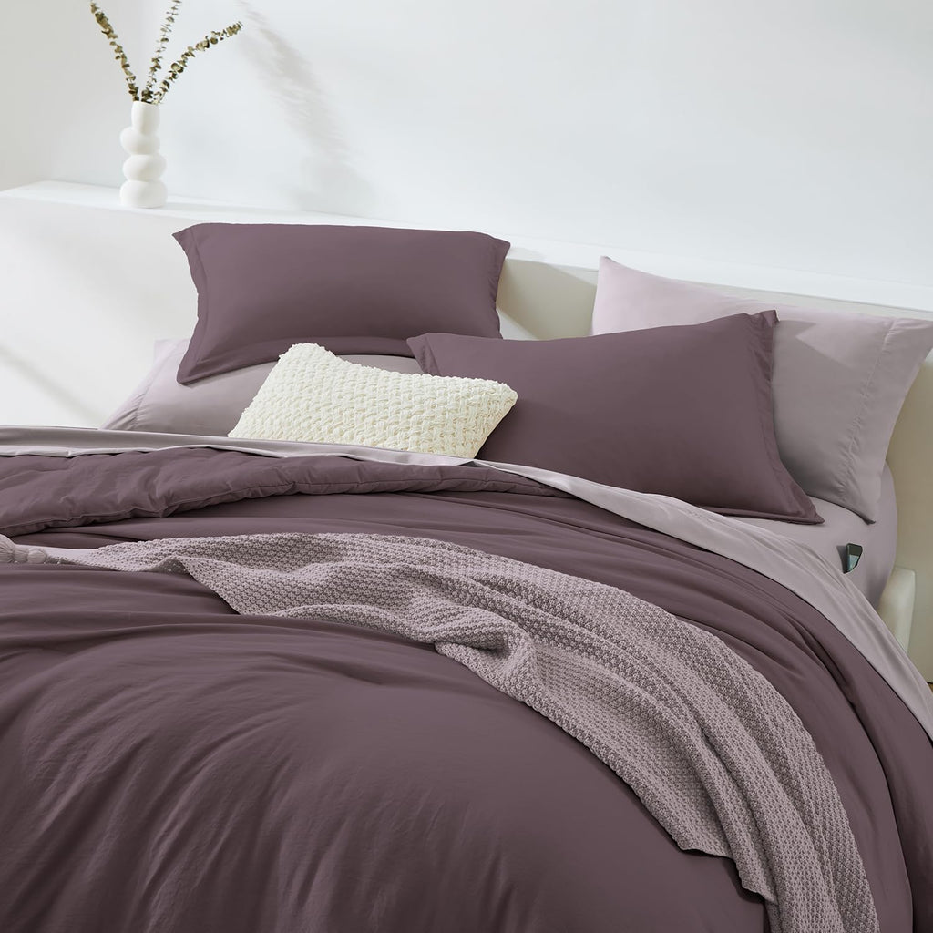 Prewashed fabric 7-piece Bed in a Bag Comforter Set