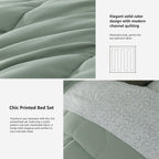 Melex 7-piece Bed in a Bag Comforter Set with Sheets