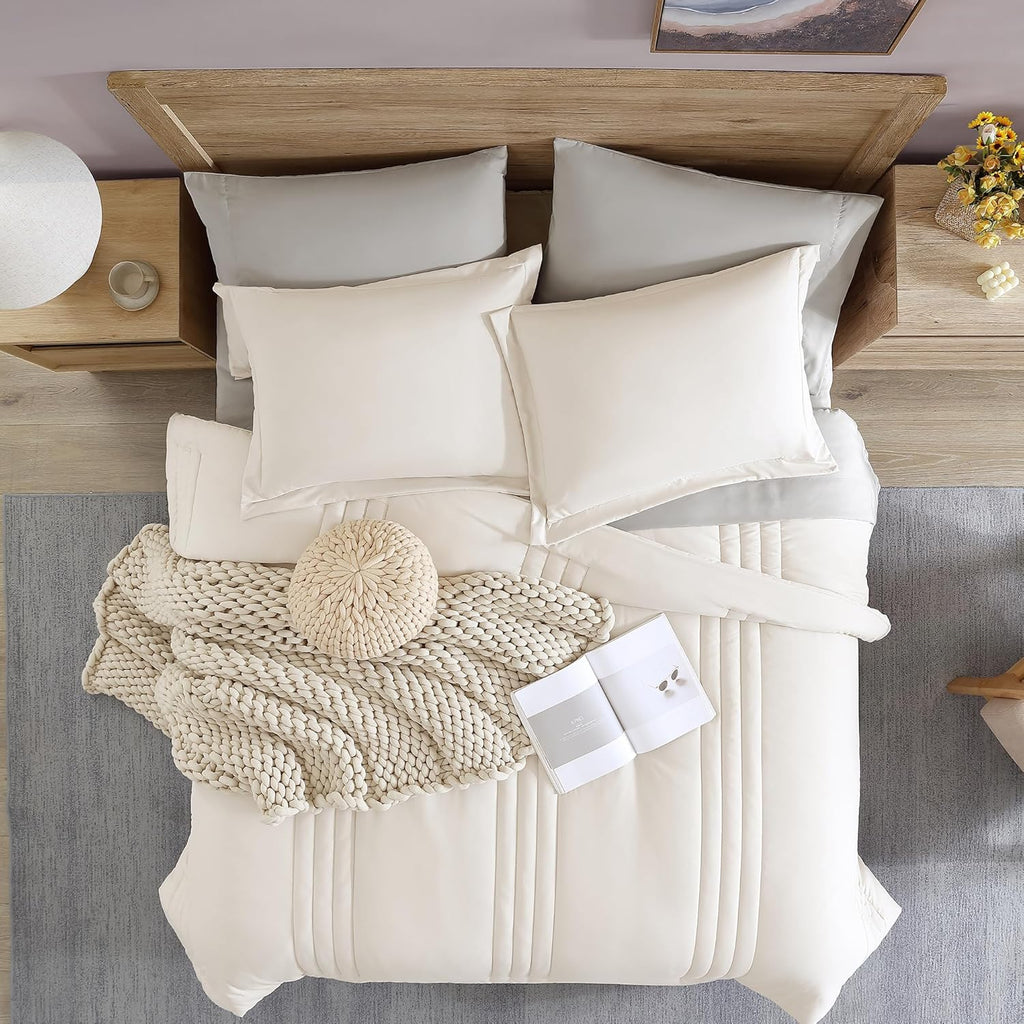 Melex 7-piece Bed in a Bag Comforter Set with Sheets