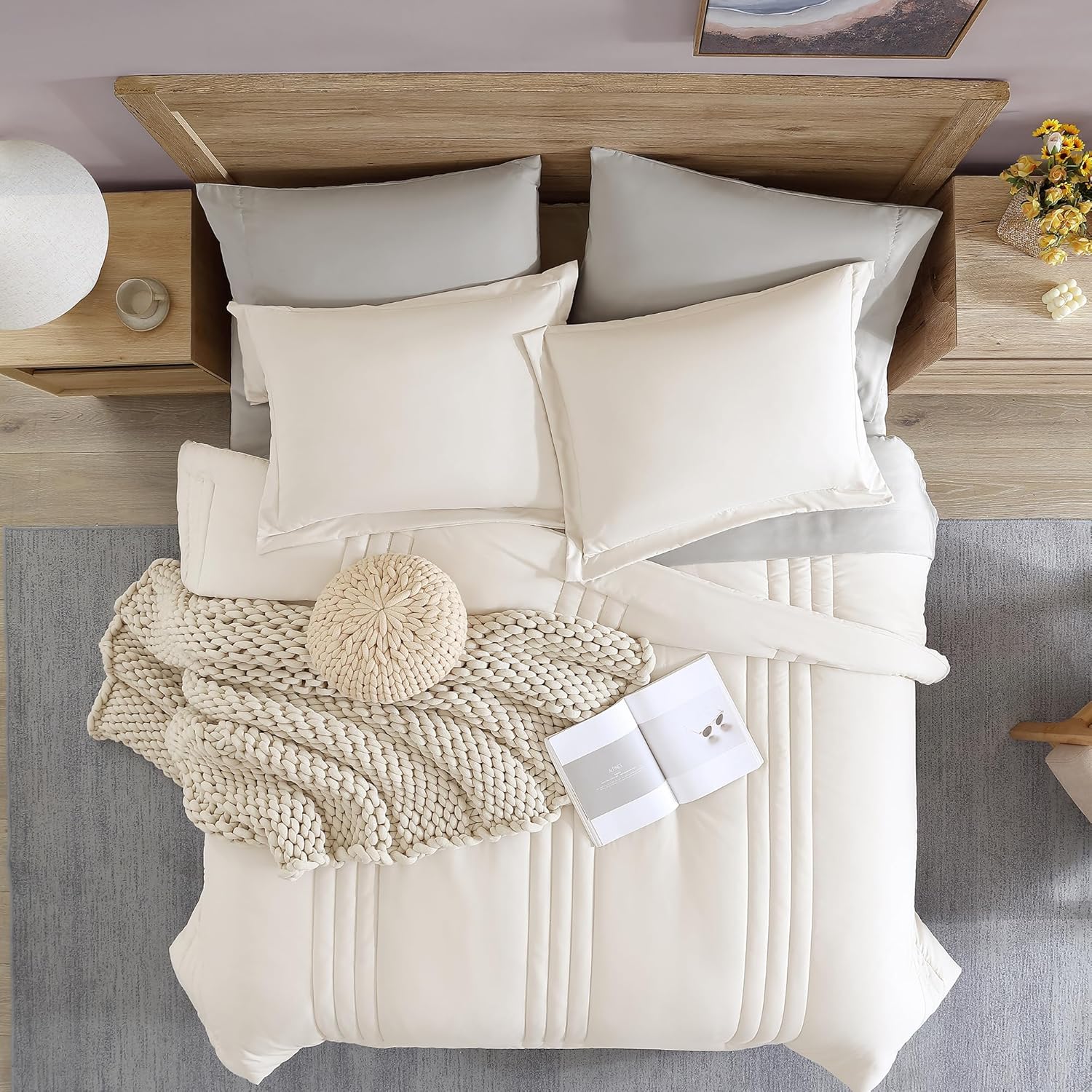 Melex 7-piece Bed in a Bag Comforter Set with Sheets