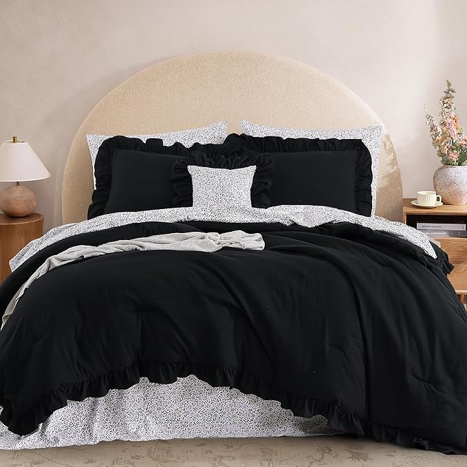 Melex Ruffle Comforter Set