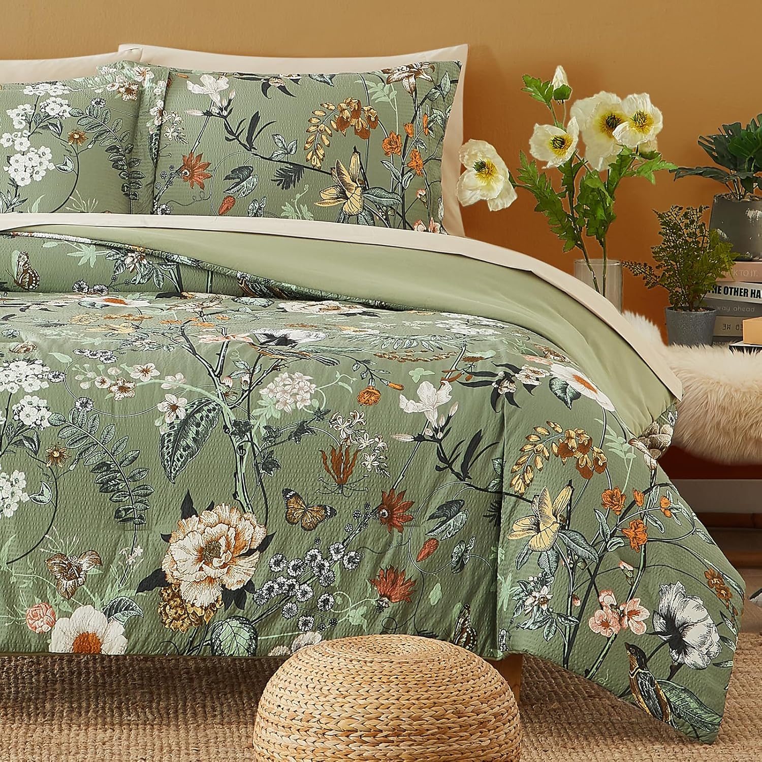 Melex Floral 7-piece Comforter Set