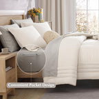 Melex 7-piece Bed in a Bag Comforter Set with Sheets