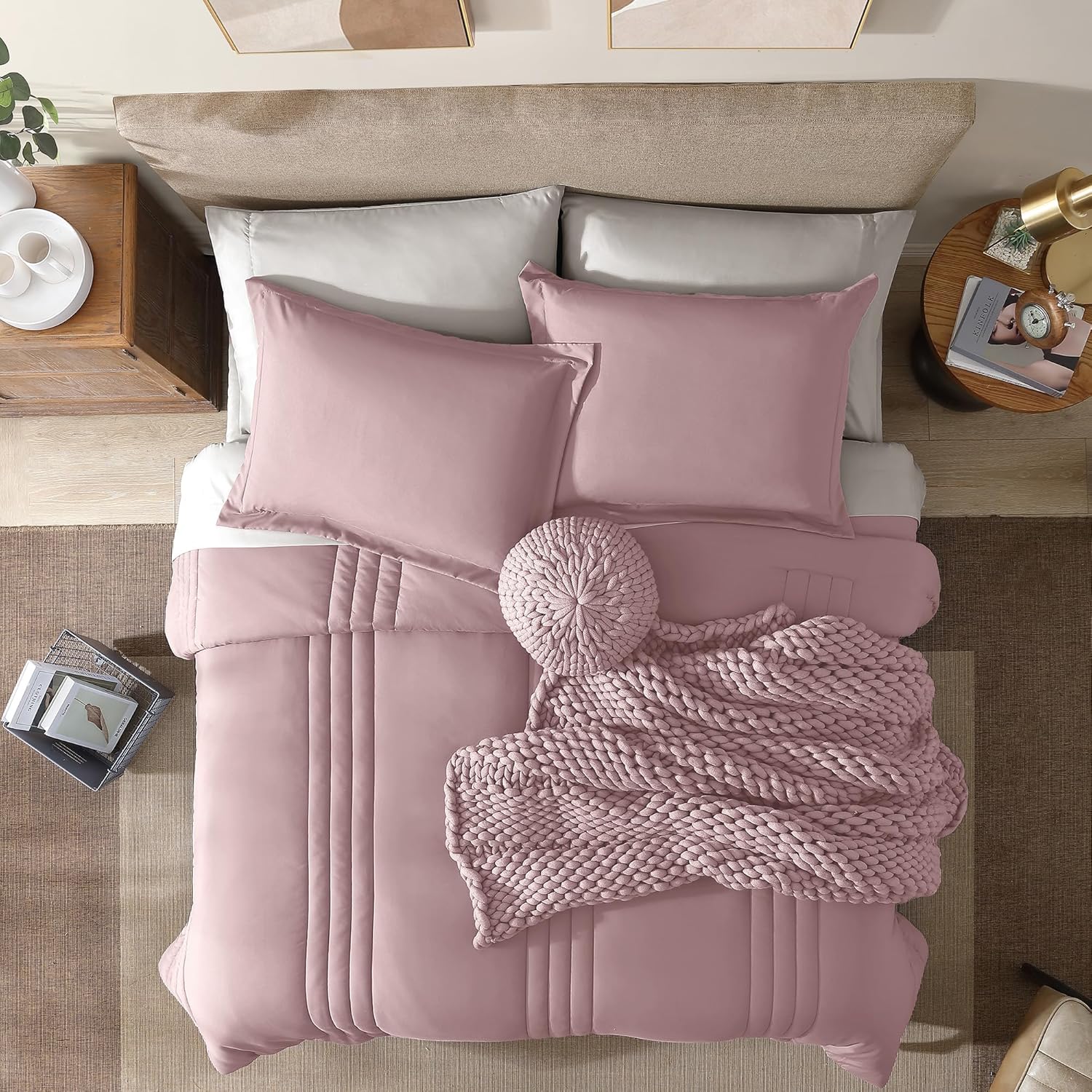 Melex 7-piece Bed in a Bag Comforter Set with Sheets