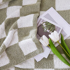 Melex Checkered Throw Blanket