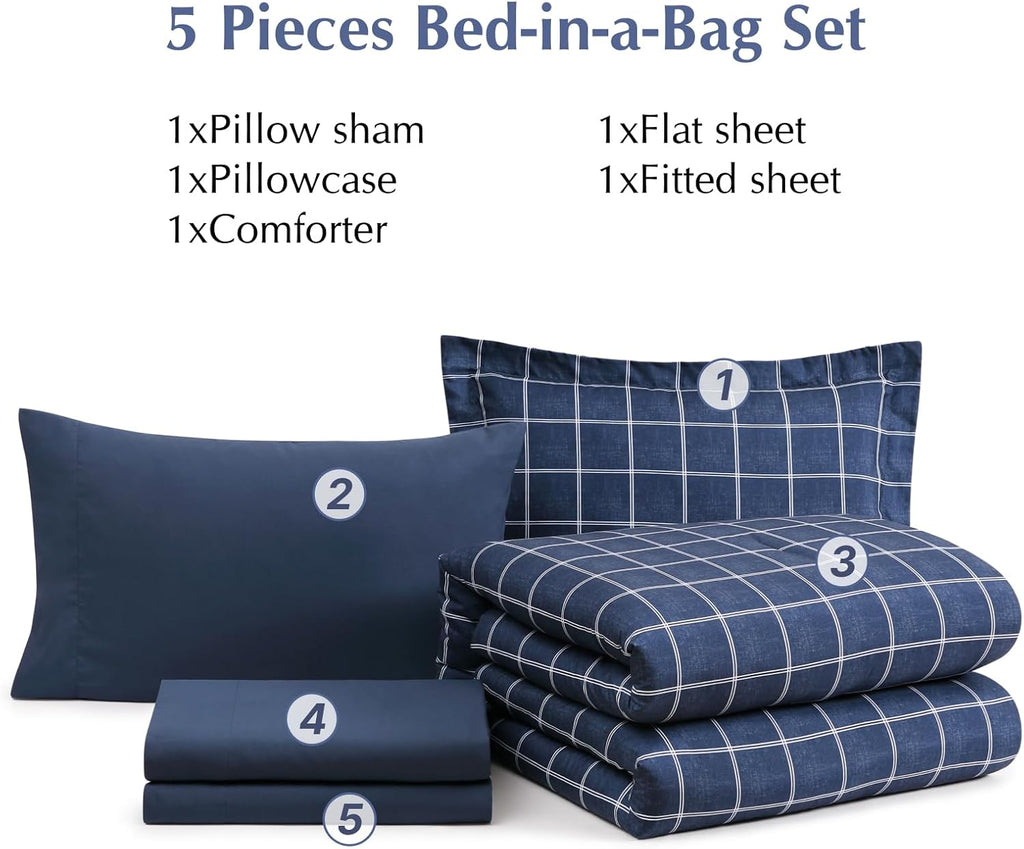 Catami Plaid Comforter Set