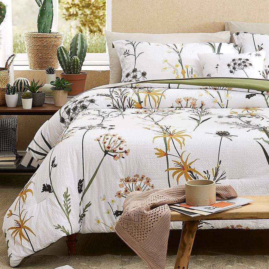 Melex Floral 7-piece Comforter Set