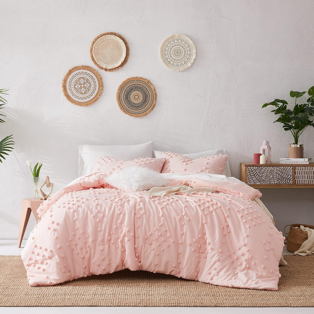 Melex Pom Tufted Comforter Set