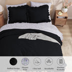 Melex Ruffle Comforter Set