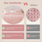 Melex Pom Tufted Comforter Set