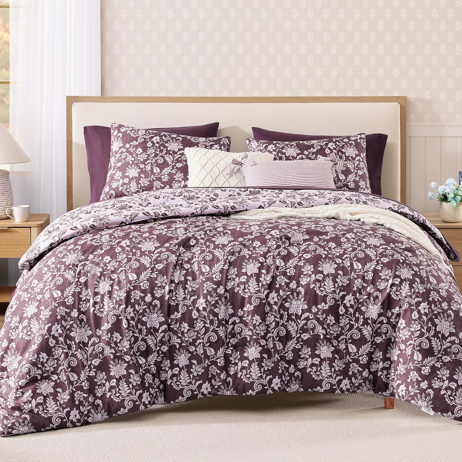 Botanical Flowers Comforter Set