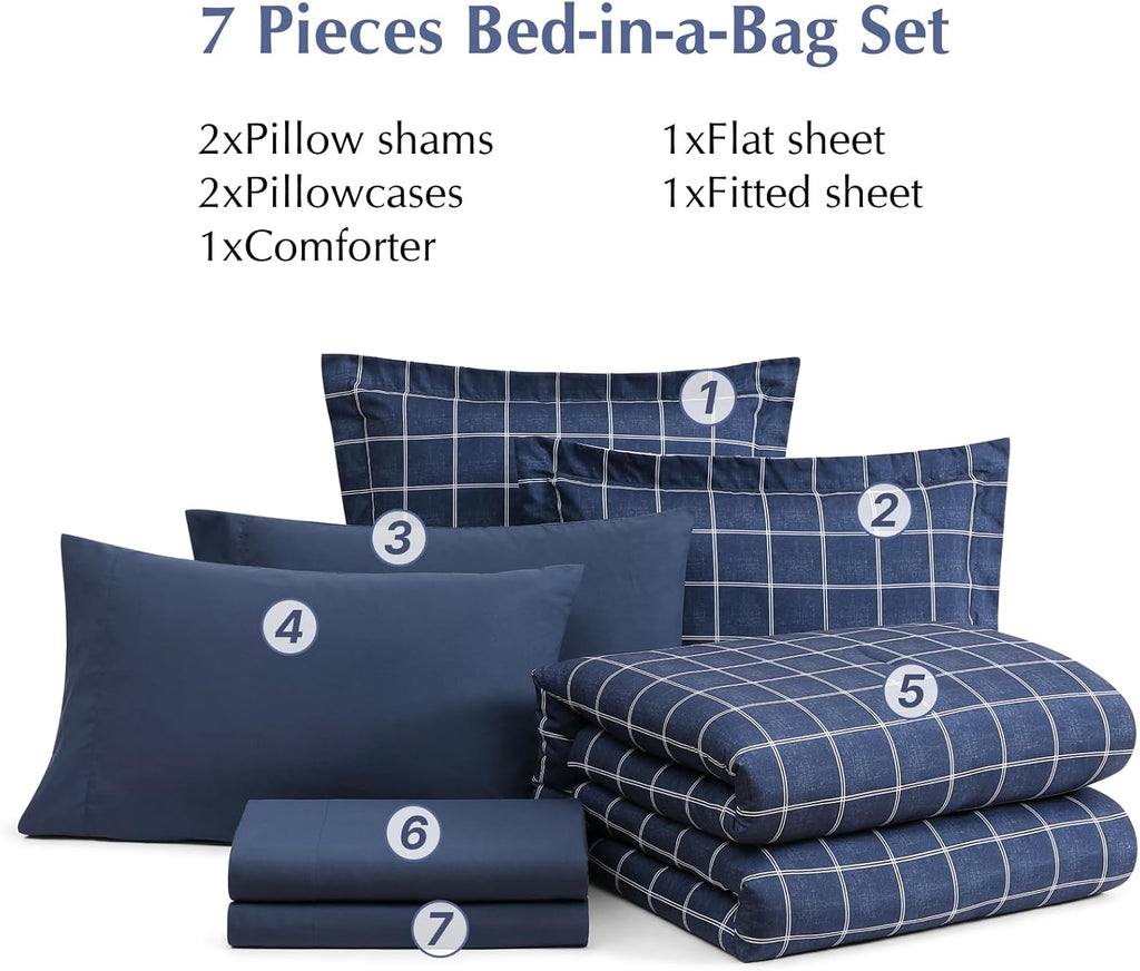 Catami Plaid Comforter Set