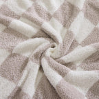 Melex Checkered Throw Blanket