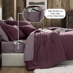 Melex Textured Comforter Set