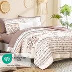 Melex Boho 7-Piece Bed in a Bag Comforter Set with Sheets