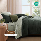 Melex Prewashed Bed in a Bag,Ultra Soft Comforter Bed Set with Sheets