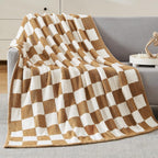 Melex Checkered Throw Blanket