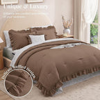 Melex Ruffle Comforter Set