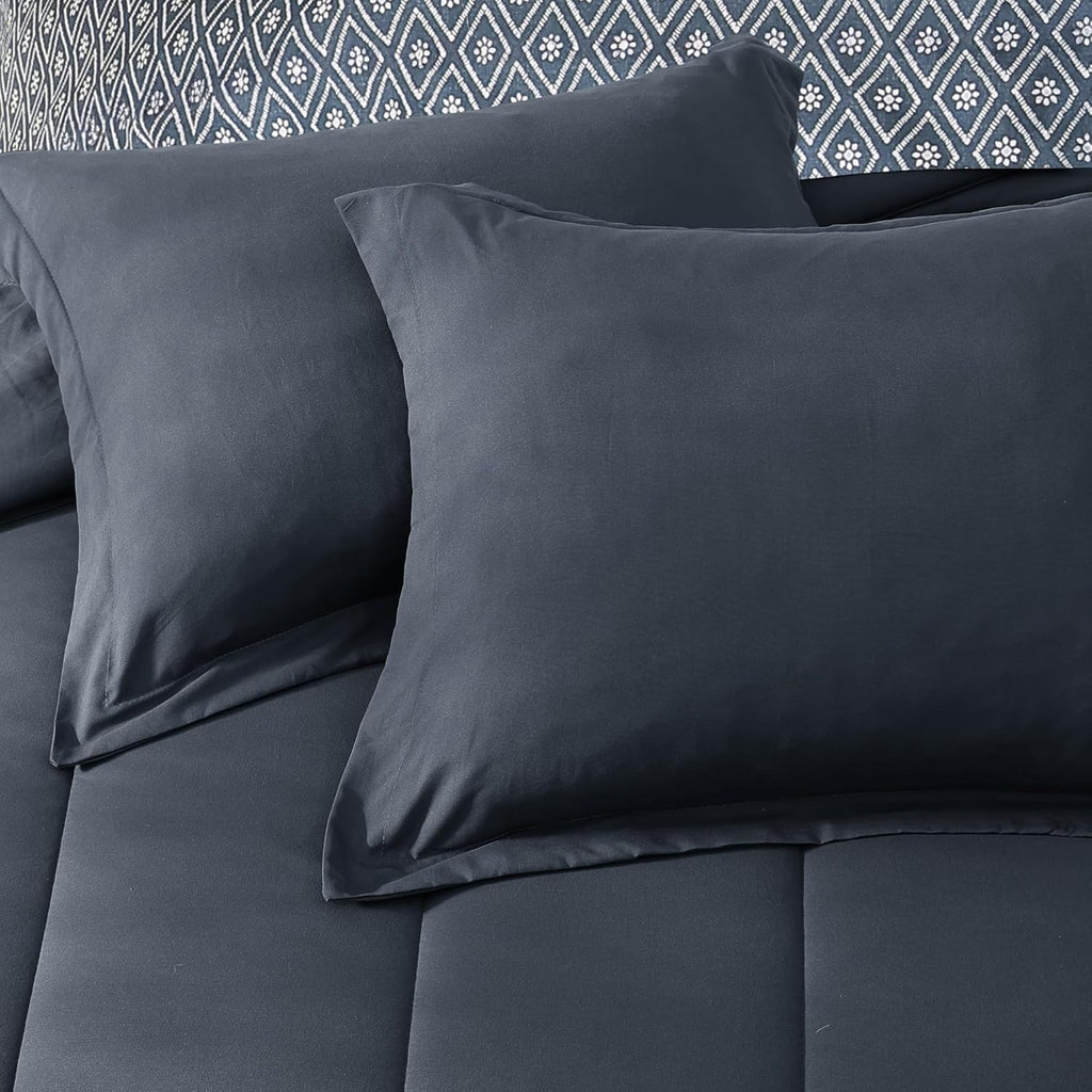 Melex 7-piece Bed in a Bag Comforter Set with Sheets